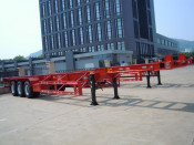 45ft Gooseneck Tri-Axle Skeleton Semi Trailer