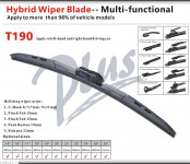 5+1 Auto Accessory Multi-Functional Windscreen Cleaning Wiper Blade Wiht Price