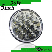 5 Inch Round 36W Spot Headlight LED Sealed Beam (PD5SL 36W)