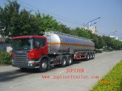 50 CBM Oil Tanker Three Axle Semi Trailer