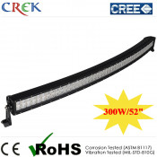 52" 300W Curved CREE LED Light Bar with CE RoHS IP68