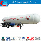 56000liters Liquefied Petroleum Gas Semitrailer with Low Price