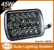 5X7inch Hi Low Beam Tight Waterproof 45W 10-30V LED Seal Beam