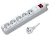 5way Germany Electrical Socket, with Surge Protection