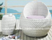 6012 Outdoor Furniture Modern Elegant Rattan Round Chair