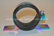 60mm Bosch 044 Walbro Neo Chrome Fuel Pump Billet Aluminum Fuel Filter Bracket