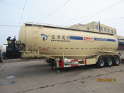 65cbm Cement Trailer with Diesel Engine and Compressor