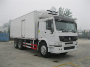 6X4 HOWO refrigerator truck