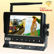 7 Inches Digital Wireless Monitor for Trucks, Tractors and Other Vehicles