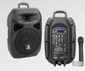 8'' 2-Way Portable Battery Speaker PS-0808bt-Wb