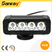 8" Waterproof IP67 Flood 40W LED Light Bar