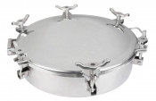API 20'' Stainless Steel with 6 Claws Single Plate of Tanker Truck Manhole Cover H801A-500