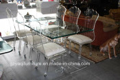 Acrylic Conference Chair or Acrylic Acrylic Meeting Chair with Wheels