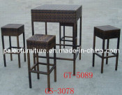 Alu Rattan Bar Set Furniture (PAD-3179)