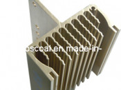 Aluminium Extruded OEM Heat Sinks with Golden Anodizing