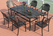 Aluminum Casting Outdoor Hotel Furniture Aluminum Hotel Chair (SZ216)