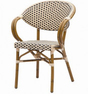 Aluminum Rattan Leisure Armrest Chair (BC-08014)