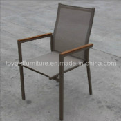 Aluminum Sling Textile Single Chair Outdoor Garden Patio Furniture