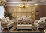 American Classic Wooden Sofa Set (sql-6198-1)