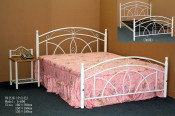 American Style Metal Painting Flat Bed (606-A#)