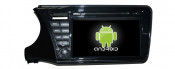 Android 2 DIN Car DVD Player for Honda City 2014