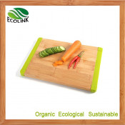 Anti-Slip Silicone Bamboo Cutting Board