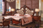 Antique Bedroom Furniture with Classic King Size Bed (LF-788)