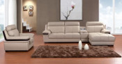 Antique Italian Leather Sofa Furniture Living Room Sofa (HX-S0833)