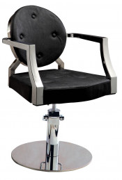 Antique Salon Barber Chair with Stainless Steel Frame (MY-007-54)