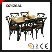 Antique Solid Wood Dining Sets (OZ-TE-005)
