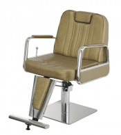 Antique Yellow Reclining with Headrest Barber Chair (MY-07-66)
