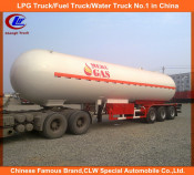 Asme 40000L-60000L 3 Axle LPG Transport Tank Trailer LPG Tanker Semi Trailer for Nigeria