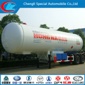 Asme Standard 2 Axles Liquid Petroluem Gas Semi Trailer