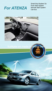 Atenza Entry Keyless Go Smart Key Push Button Remote Start Can-Bus Alarm for Mazda