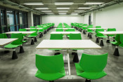 Attached Canteen Table and Chair