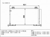 Auto Condenser for Corolla Zre120'07 (KJ-80012)