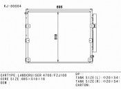 Auto Condenser for Landcruiser 4700/Fzj100