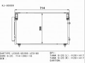 Auto Condenser for Lexus GS300/JZS160 (KJ-80009)