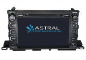 Auto GPS Navigator Unit with 3G for Toyota Highlander 2014 2015
