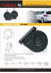 Auto Loudspeaker with 3c E9 Approval