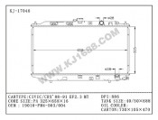 Auto Radiator for CIVIC/CRX`88-91 EF2.3 MT (KJ-17046)