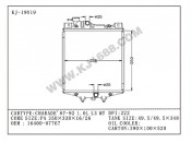 Auto Radiator for Charade'87-92 1.0L L3 MT (KJ-19019)
