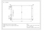 Auto Radiator for FIAT Palio MT (KJ-18086)