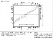 Auto Radiator for Hilux Innova'04 Diesel Kun40 at OEM: 16400-Ol150 (KJ-12365A)