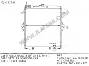 Auto Radiator for Land Cruiser'05 FZJ7# MT OEM: 16400-66160 (KJ-12254A)