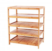 Bamboo 5-Layers Shelves 5-Tier Rack