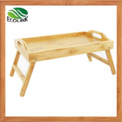 Bamboo Bed Tray with Folding Leg