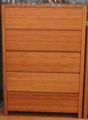 Bamboo Five Drawer Cabinet for Bed Room Furniture