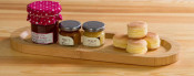 Bamboo Food Tray Spice Rack Holder Organizer