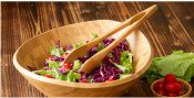 Bamboo Kitchen Cook Food Salad Serve Utensil Bamboo Tong